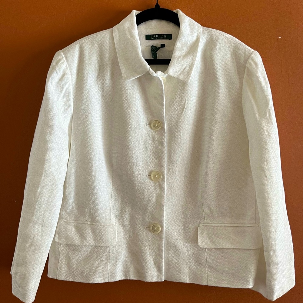 Ralph Lauren White Blazer